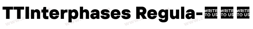 TTInterphases Regula字体转换 TTInterphases Regula字体转换